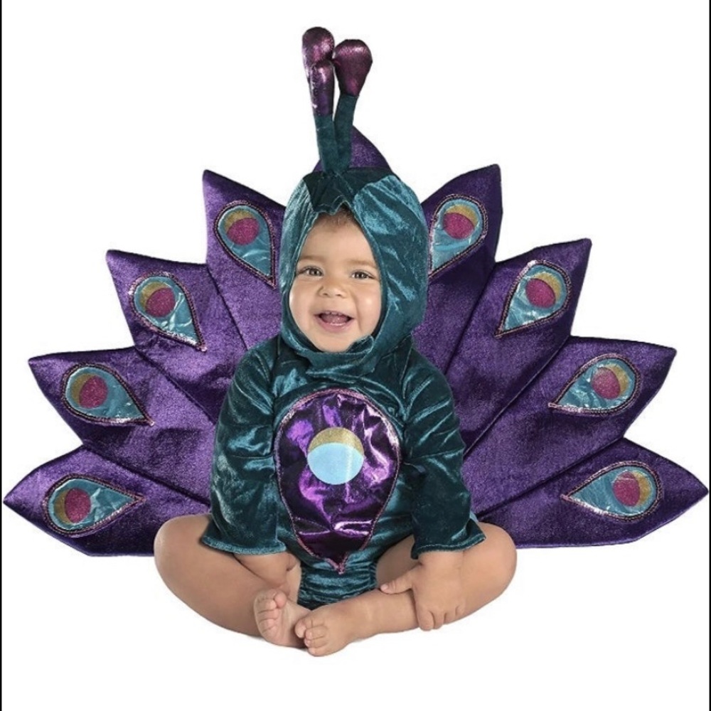 Peacock teal purple costume princess paradise